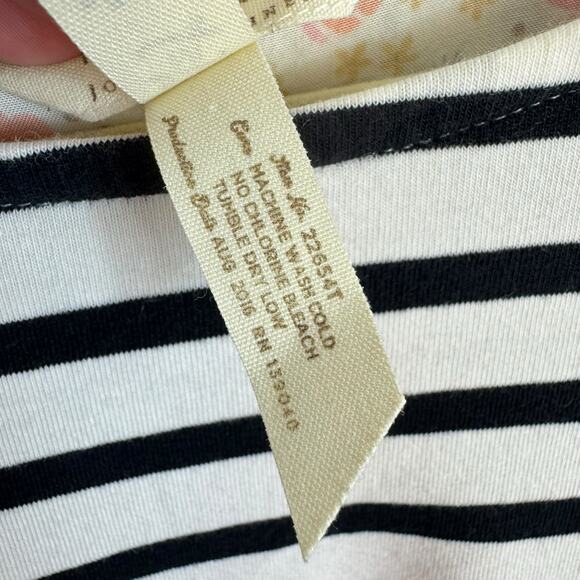 Matilda Jane Joanna Gaines Harvest Days Striped Floral 3/4 Sleeve Blouse Size M - Picture 7 of 7